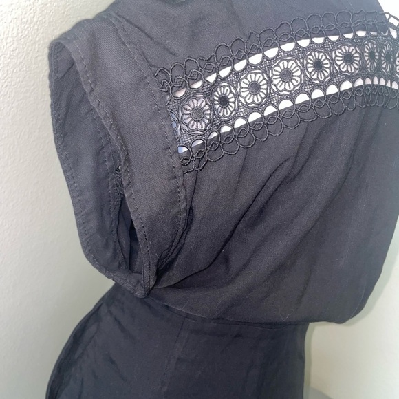 SANDRO NYANE LINEN-BLEND PLAYSUIT - Picture 9 of 13